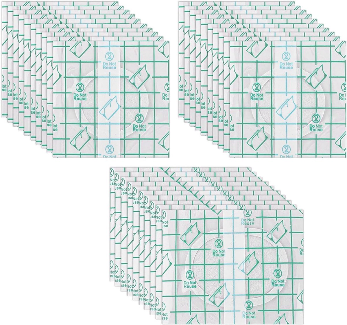 SnelShoppen - 30 Stuks Castor Olie Navelstickers, PU Film Transparant Wrap met Organisch Katoen, Zelfklevend, Lekvrij voor de Navel, Voor Effectieve Z