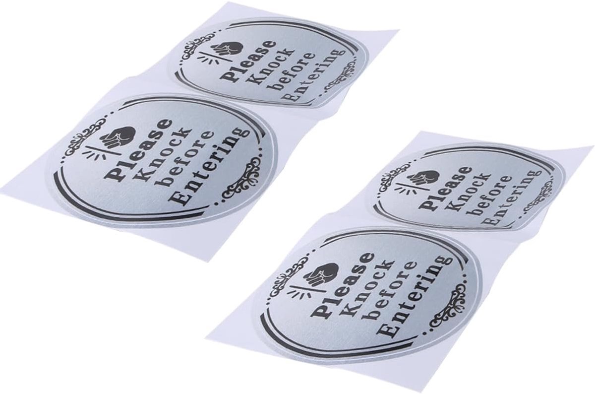 SnelShoppen - 2 Pack Muurstickers voor Thuis, Kantoor en Bedrijf, Waterproof en Zelfklevend, Duurzaam en Weerbestendig, Decoratie voor Diverse Ruimtes
