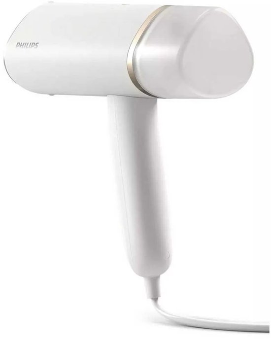 Philips Kledingstomer STH3020/10 - Opvouwbaar - Compacte Handstomer - Snel Warm – Lang Snoer - 1000 Watt - Incl Reistas - Wit