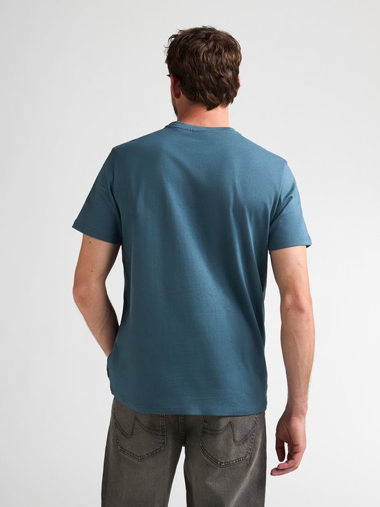 Blauw T-shirt van Petrol Industries, achterkant