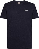 Petrol Industries - Heren Gemêleerd jersey T-shirt irving - Blauw - Maat XXXL