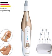 Beurer MP 64 Elektrische nagelvijl - Manicure Set & Pedicuresets met 10 Opzetstukken - Draadloze Nagelfrees - Thuis stylen zoals in een Salon - Inc. Opbergtas & beschermkap