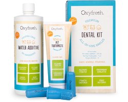 OxyFresh Pet Dental Kit – Hond & Kat – Adem, plak & gebit – 88 + 29 ml