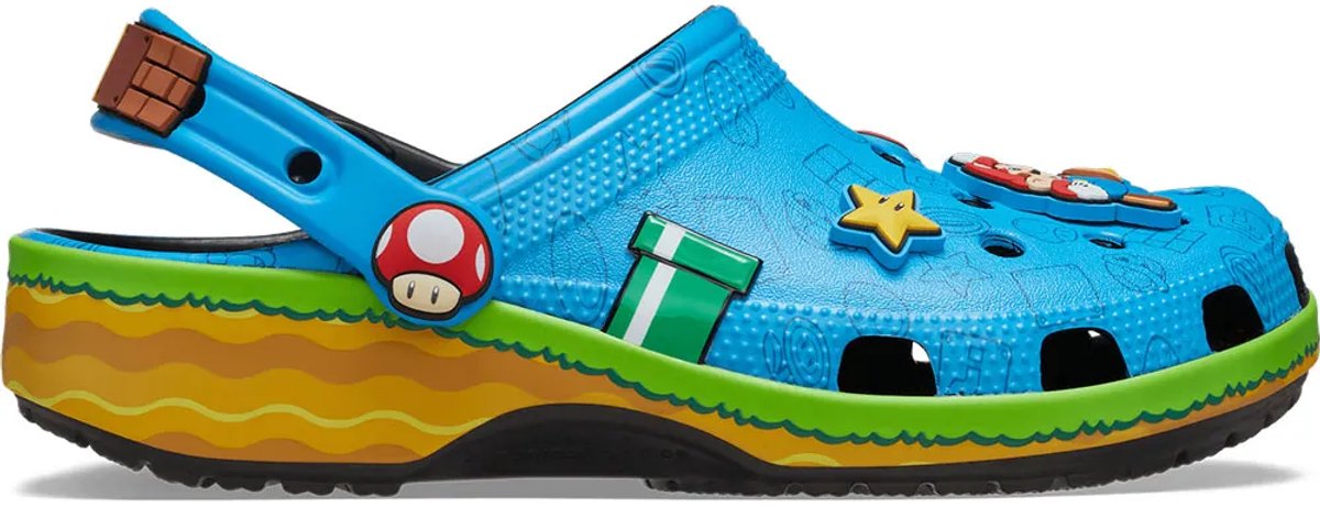 Crocs Super Mario Core Classic Klompen Blauw EU 37-38