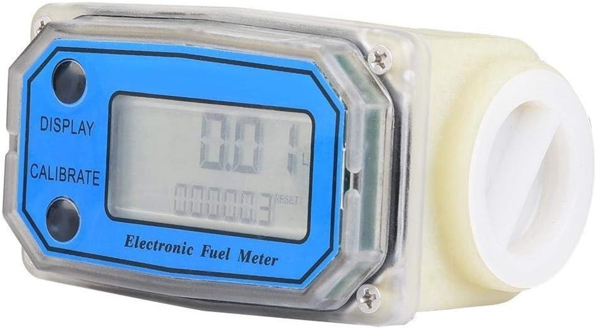 Digitale Turbine Flow Meter voor Diesel - 15-120L/min, 1" NPT, Mini Brandstofmeter met Hoge Precisie en Betrouwbaarheid