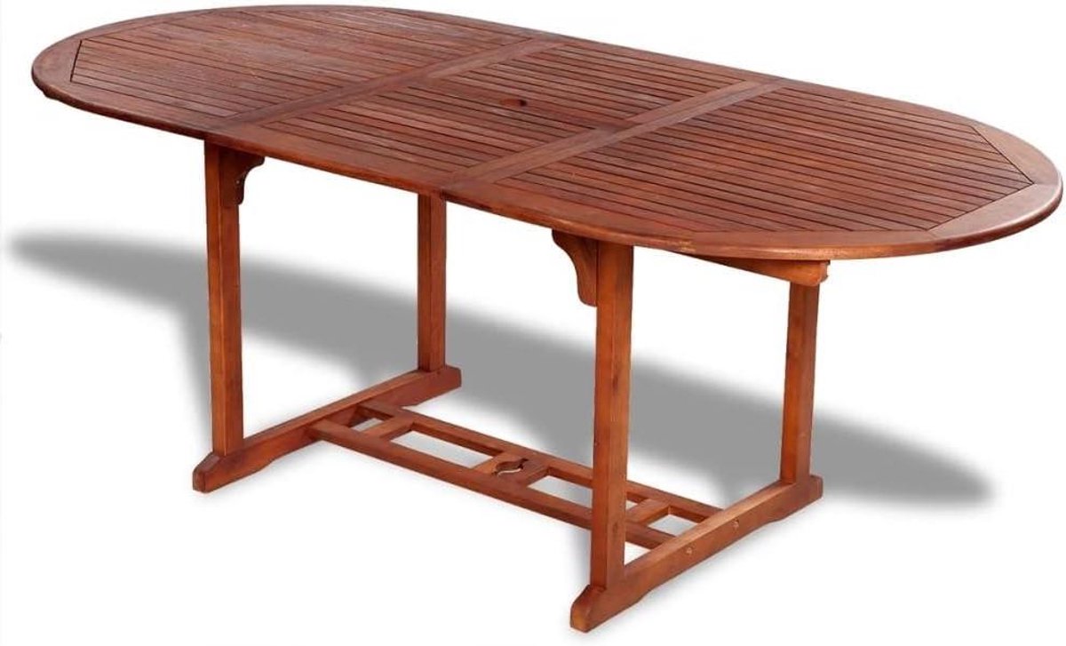 Tuintafel Uittrekbaar - Eettafel Hout - Buiten Eten - Weerbestendig Acaciahout - 150-200 cm - Natuurlijk Hout