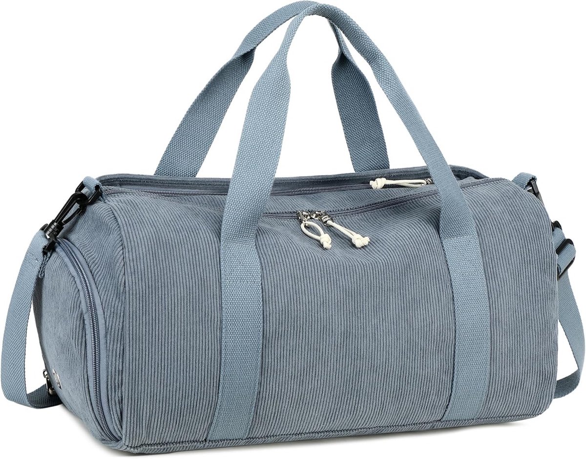 Kindersporttas voor Zwemmen met Schoencompartiment en Vochtige Compartment - Ideaal voor Fitness, Reizen en Badkleding - Donkerblauw