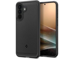Spigen Hoesje Geschikt voor Samsung Galaxy A57 - Rugged Armor Case - Carbon Back Cover met Air Cushion - Matte Zwart