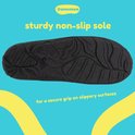 Zwarte Waimea waterschoen zool met diep profiel voor grip.