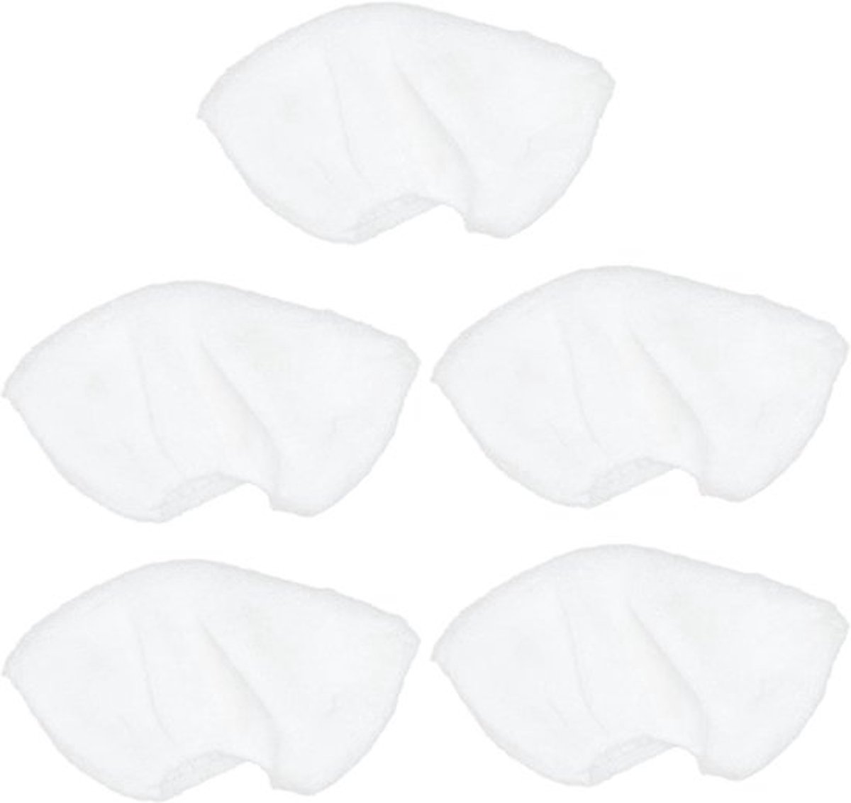 Stoomreiniger voor Vloeren - Desinfectie - Herbruikbare Pad - Wit - Snelle Opwarming - Eco-vriendelijk - Geschikt voor Harde Vloeren - Grijs efficiënt schoonmaken - Keramische Tegels - Stoommoppad, Stoommophoes - Voor Houten Vloeren.