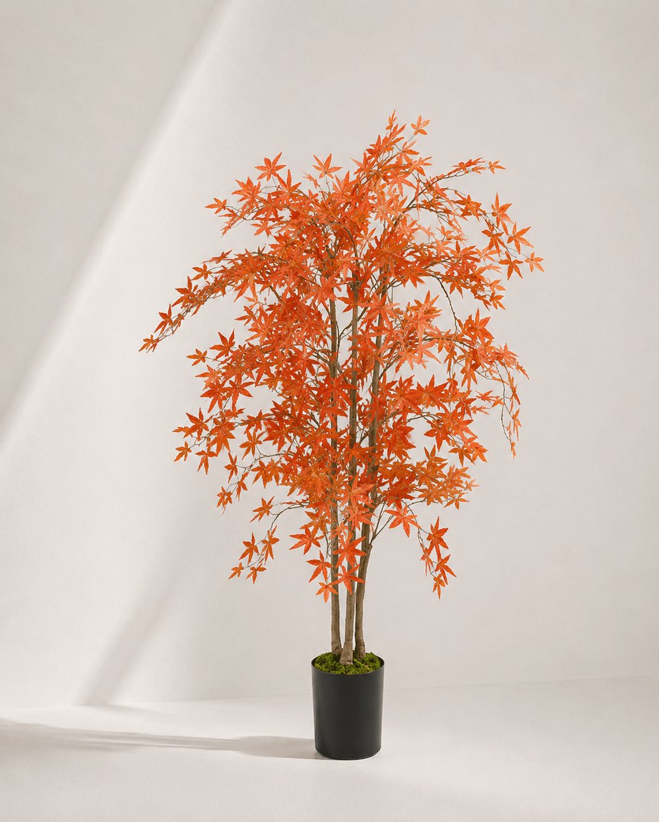 Kunstplant Maple Tree – Oranje – 120 cm