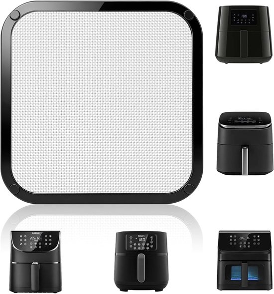 Siliconen Bakvorm voor Airfryer met Magnetische Spatdeksel - Accessoire voor Gezond Koken en Bakken