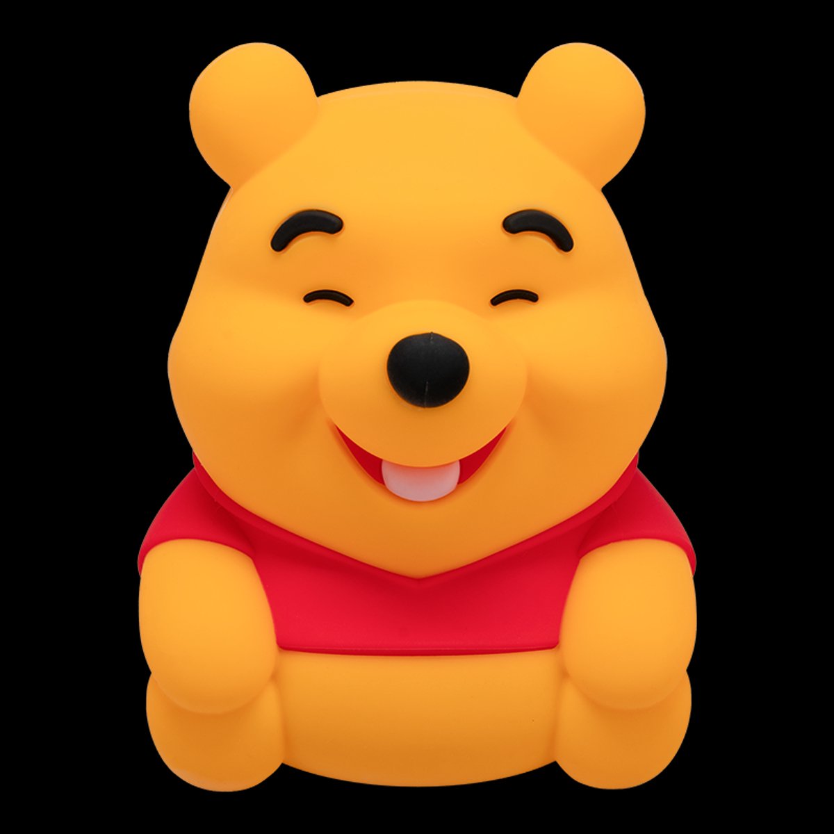 Disney Winnie the Pooh SquishyGlo Oplaadbaar Siliconen Nachtlampje, 15.5cm, 1–3 Uur Timer, 3 Helderheidsniveaus, Officieel Gelicentieerd - Paladone
