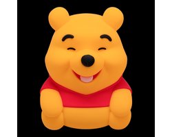 Disney Winnie the Pooh SquishyGlo Oplaadbaar Siliconen Nachtlampje, 15.5cm, 1–3 Uur Timer, 3 Helderheidsniveaus, Officieel Gelicentieerd - Paladone