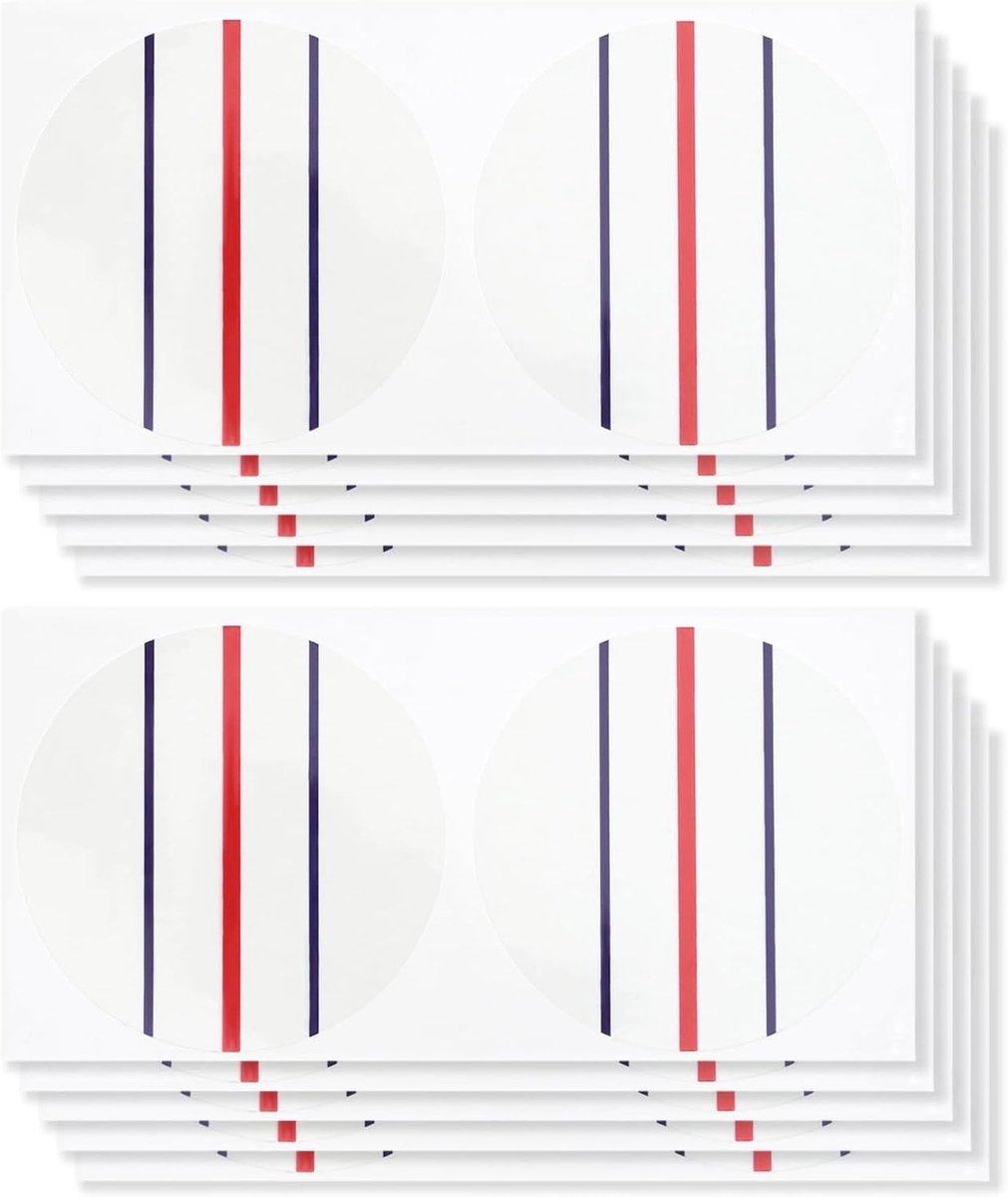10 Vel (20 Cirkelstickers) Golfstickers voor Putter met Golfbal, Diameter 37mm, Perfect voor Golfliefhebbers