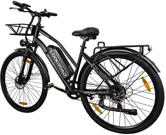 Lookraod L28 Elektrische Fiets - 28‘’ 250W Motor, 36V 23Ah Accu, 140km Bereik, 7-Speed Shimano, Hydraulische Remmen - Zwart — afbeelding 5