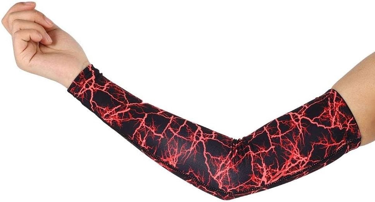 Ademende Arm Sleeves voor Sport, Bescherming tegen de Zon, Elastische Armbanden voor Basketbal en Outdoor Activiteiten