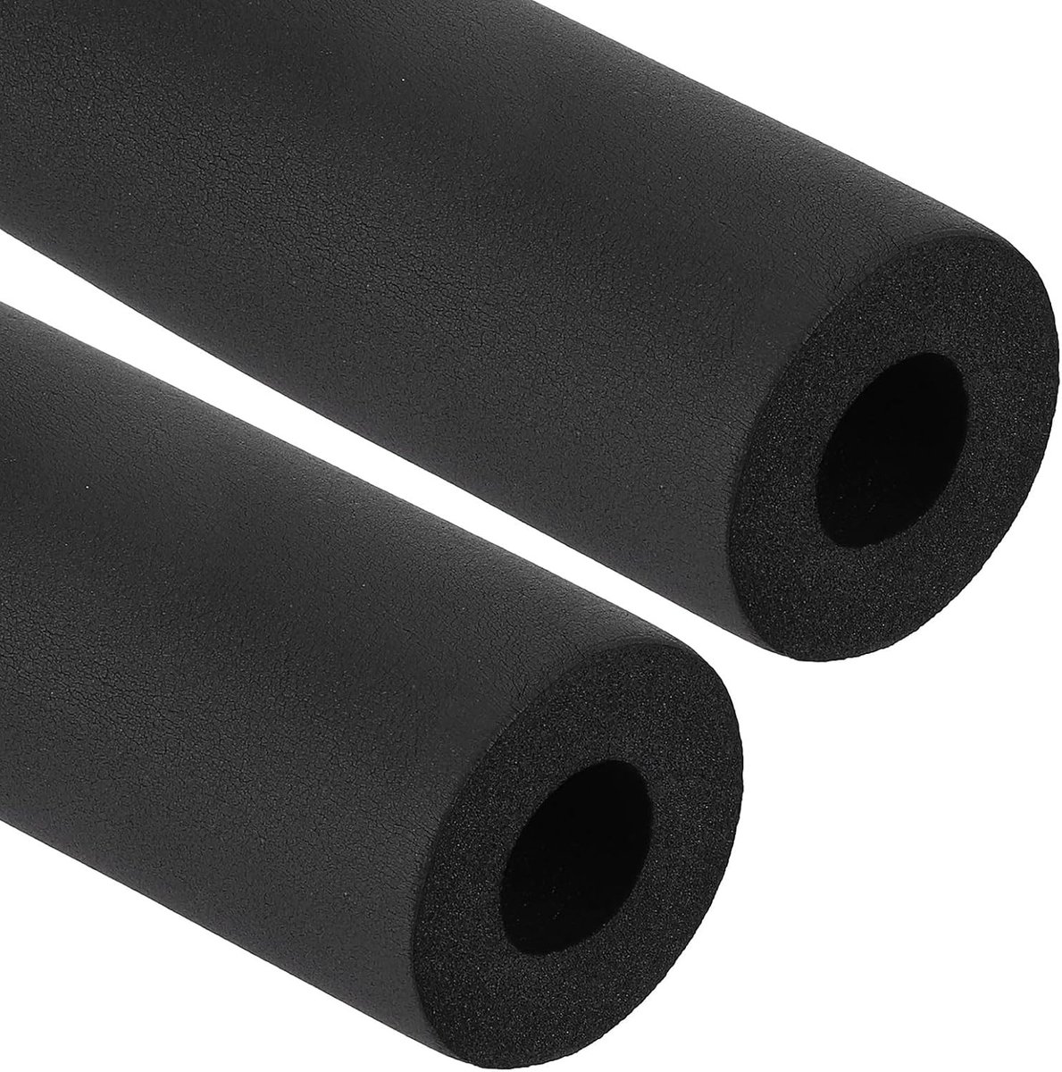 Isolatie schuimbuis 34 mm ID x 2 stuks - Buisafdekking voor handvat grip en HVAC-systemen, zwart