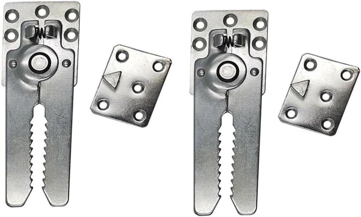 2 Stuks Verbeterde Verbinding voor Hoekbank, Metalen Snap Clips voor Modulaire Meubels, Ideaal voor Sofa's en Zitmeubels