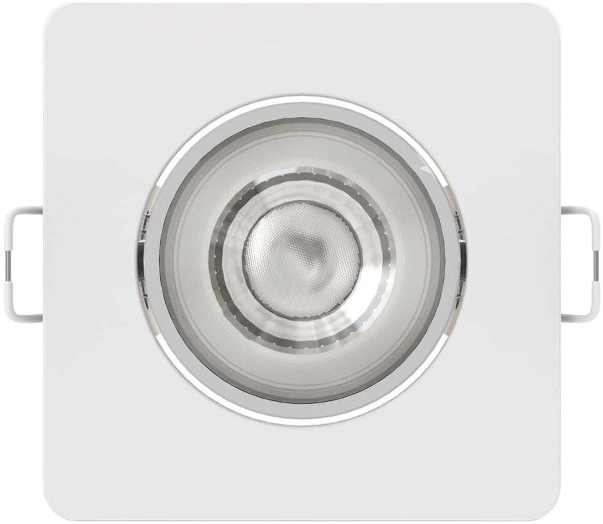 Modee LED Inbouwspot Vierkant - 4.8W 420 Lumen - 4000K Neutraal Wit - IP20 - Wit - 1 stuk