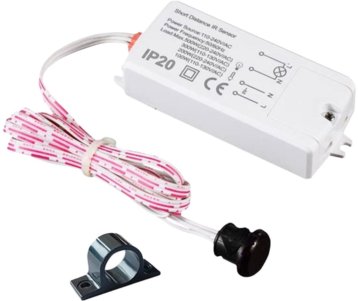 VITO MS10 - Infrarood Bewegingssensor Opbouw - IP20 - Wit - Bewegingsmelder