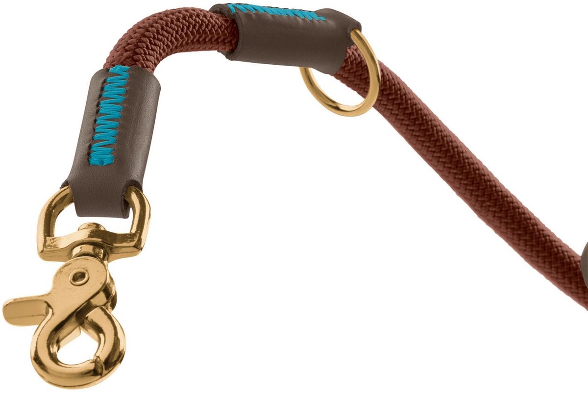 Hunter T-Leash Malia - Hondenriem - 200x1 cm Chocolade Donkerbruin
