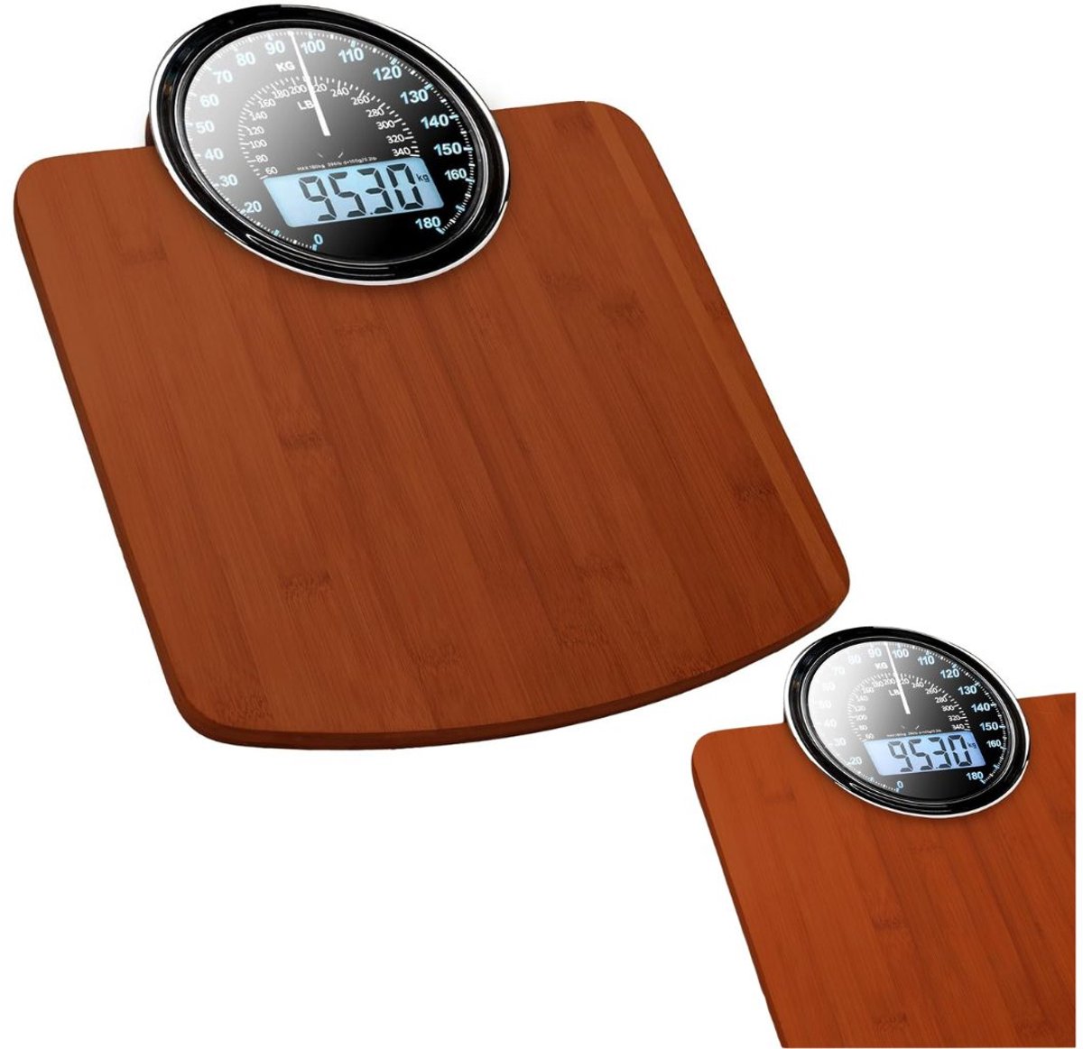 CLGP® Analoge Weegschaal - Personenweegschaal Beste Koop - Bruin