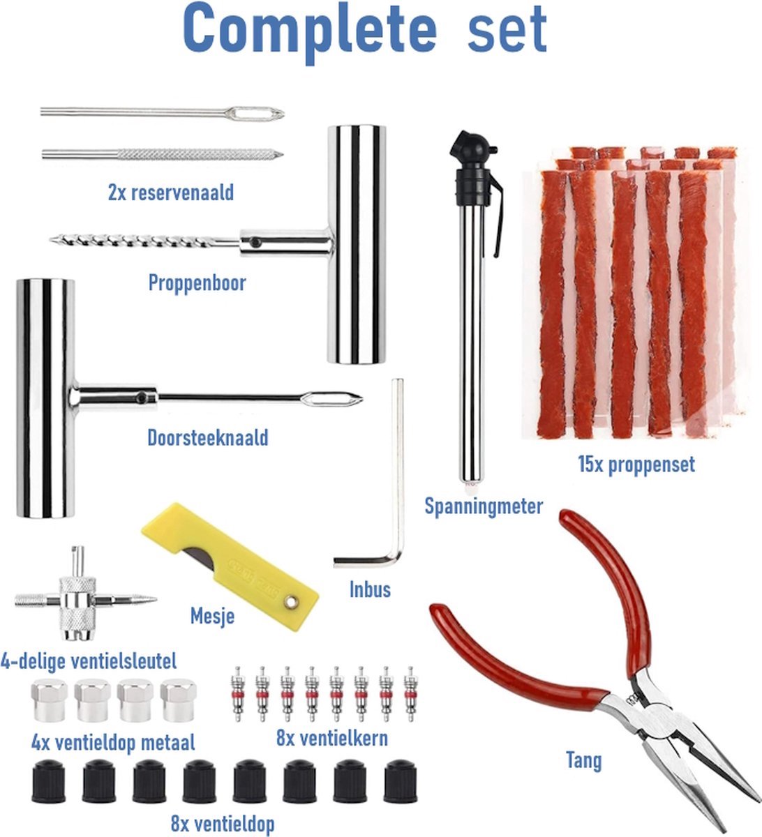 warehousemate Livenzo Banden Reparatieset - Proppenset thumbnail 2