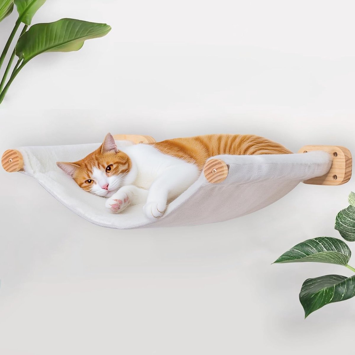 Kattenhangmat - Hout - Ruimtebesparend Ontwerp - Eenvoudige Installatie - Voor Katten