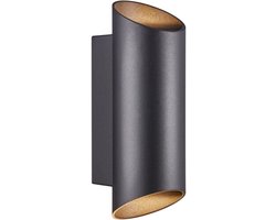 Nordlux Nico round 22-wandlamp-2xGU10-zwart