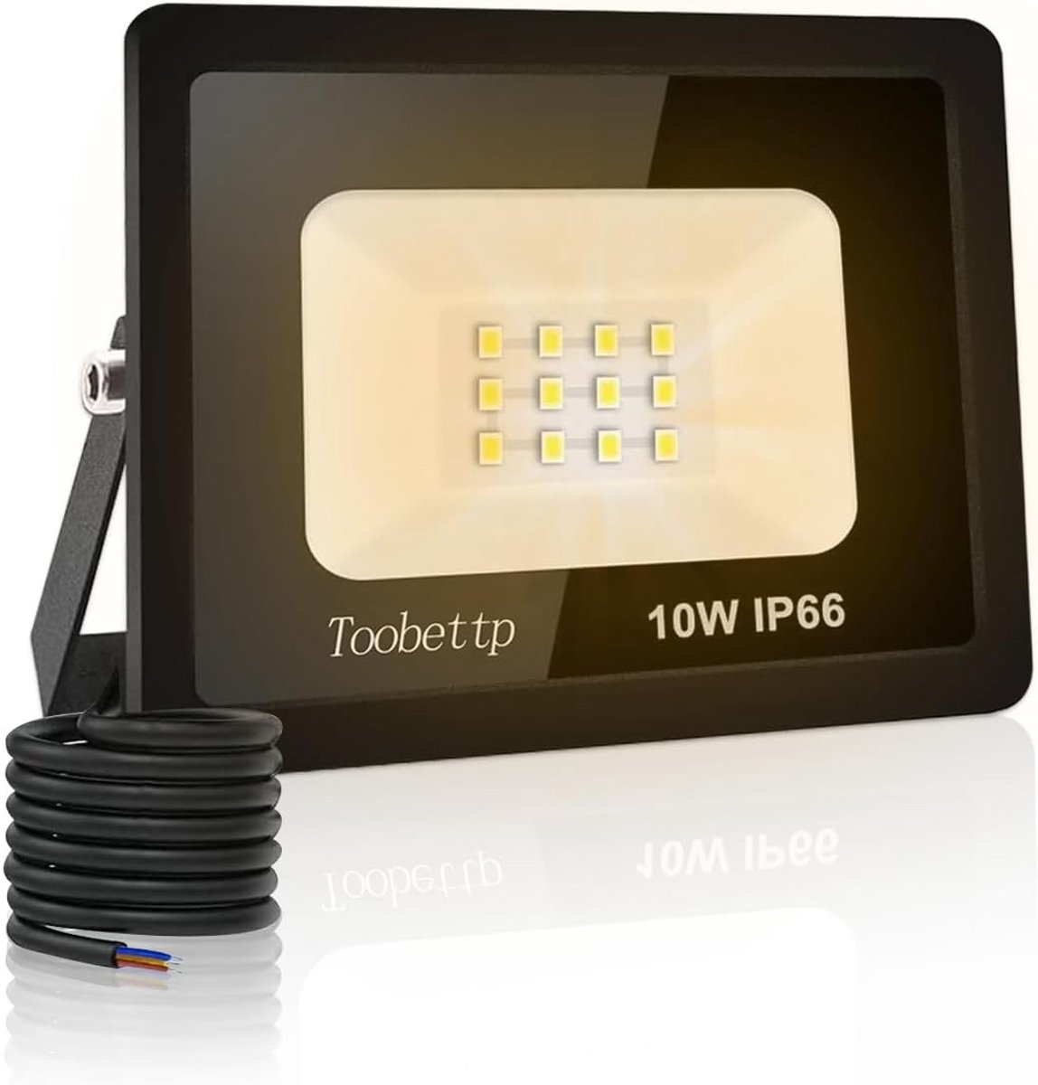 Led-spot voor buiten - Aluminium - 10 W - 1000 lumen - Voor Tuin en Garage
