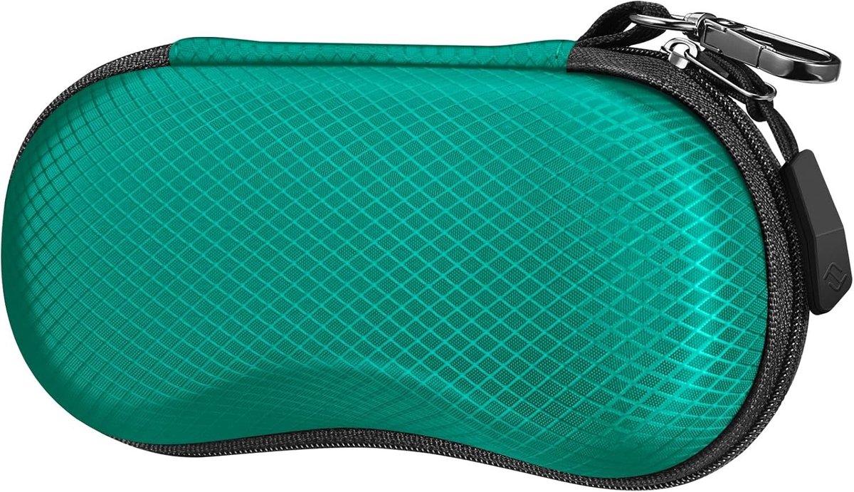 EVA krasbestendige brillenkoker voor zonnebrillen, harde case met karabijnhaak, ideaal voor outdoor sporten en fietsen, geschikt voor heren en dames