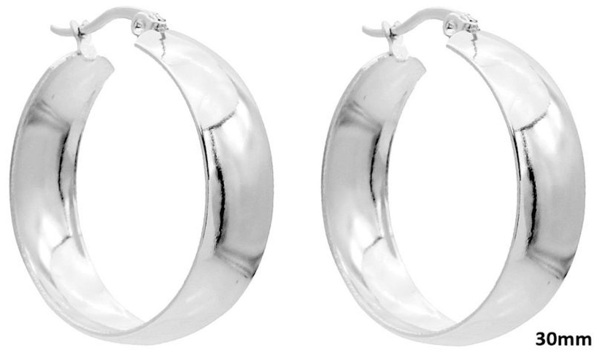 Oorringen - 3 Centimeter - Tijdloze klassiekers - Stainless steel - Damesdingetjes