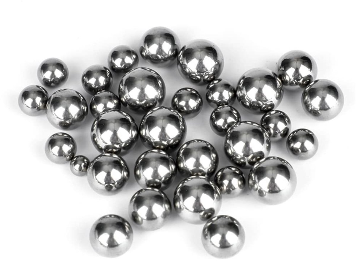 Polished RVS Ballen van 1.8 mm - Set van 1000 Stuks voor Precisie en Creatieve Toepassingen