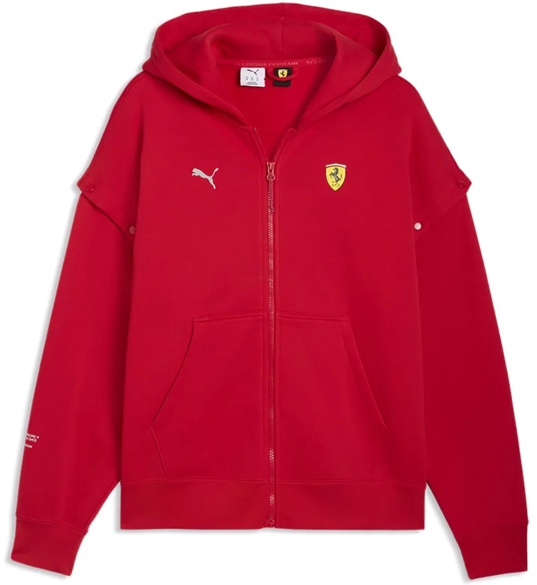 Puma Ferrari Premium Oversized Hoodie M Man Rosso Corsa