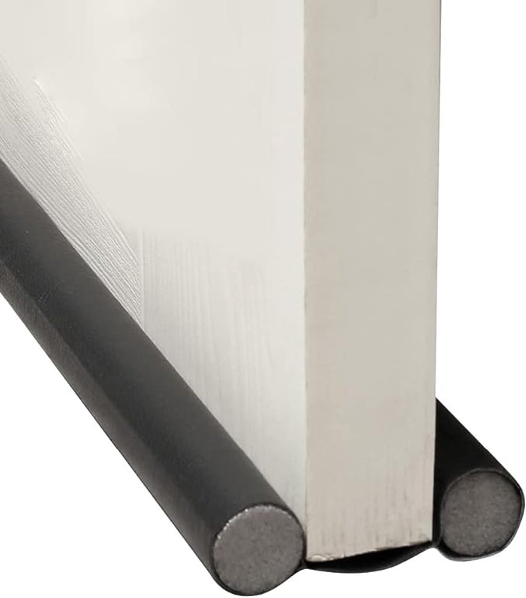 Tochtstrip - Tochtstrips voor deuren - Tochtstopper - Tochtrol deur - Dubbelzijdig - Aanpasbaar - Duurzaam - Foam - Deur tochtstopper - Housewarming Cadeau - Zwart