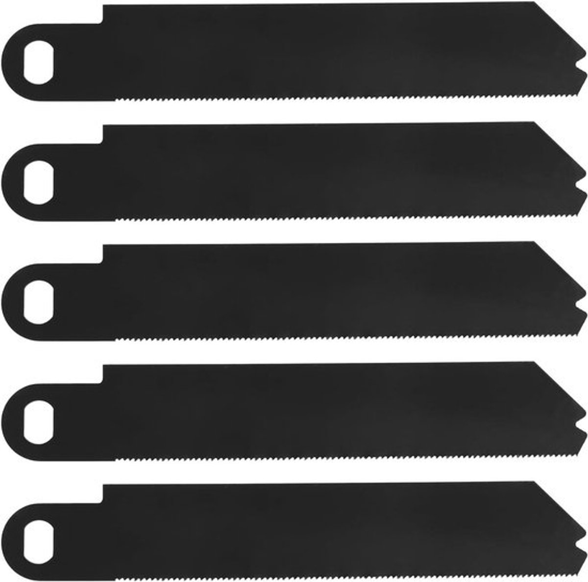 Set van 5 zaagbladen van carbonstaal geschikt voor Scorpion FKS890E, KS890ECN en KS890EK voor nauwkeurig en duurzaam zagen