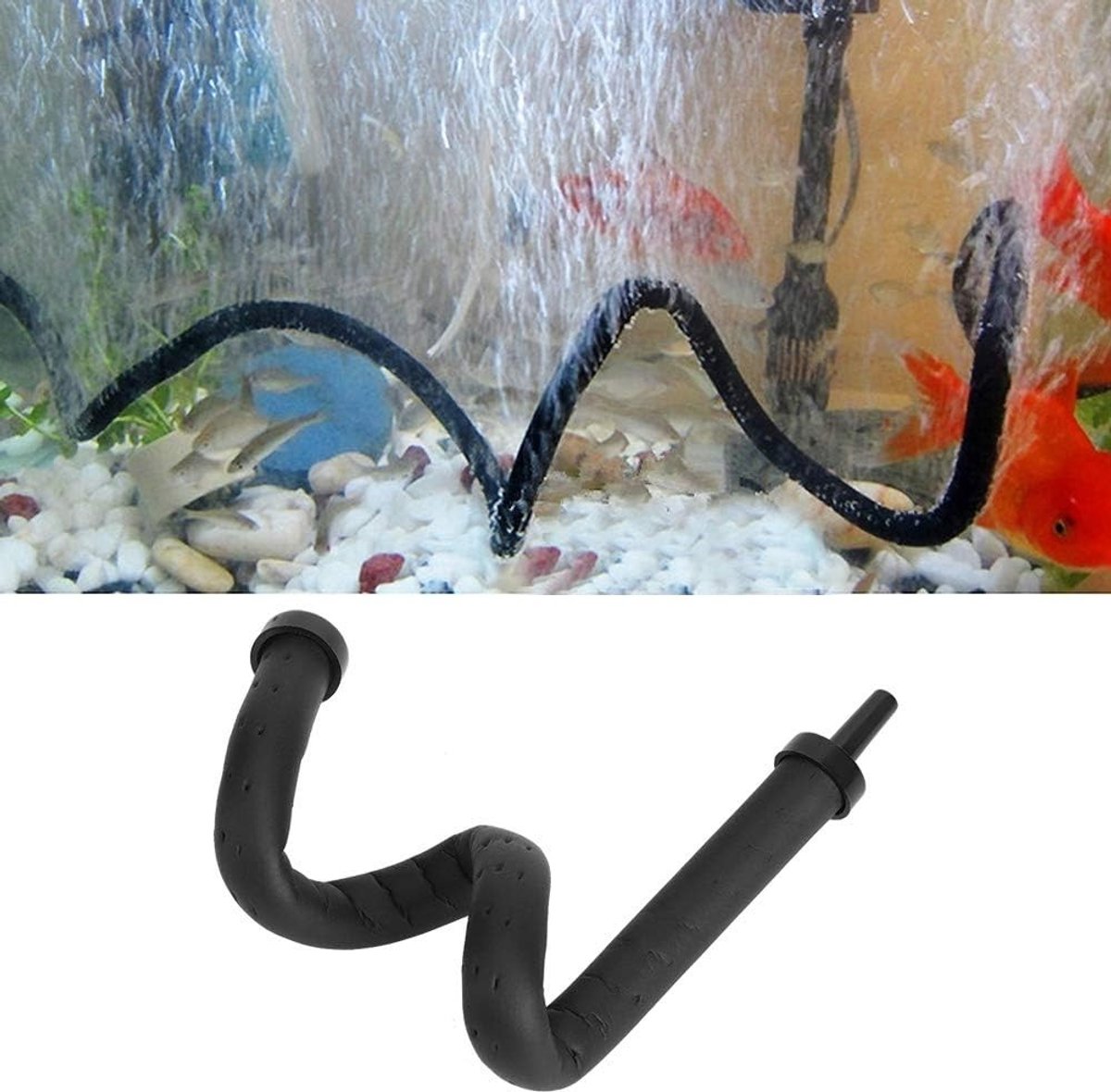Flexibele Bubbeltube voor Aquarium - Lucht Diffuser en Bubbler voor Fantasie Bubbels, Ideaal voor Vis Tank Decoratie en Verbetering van Zuurstofniveau