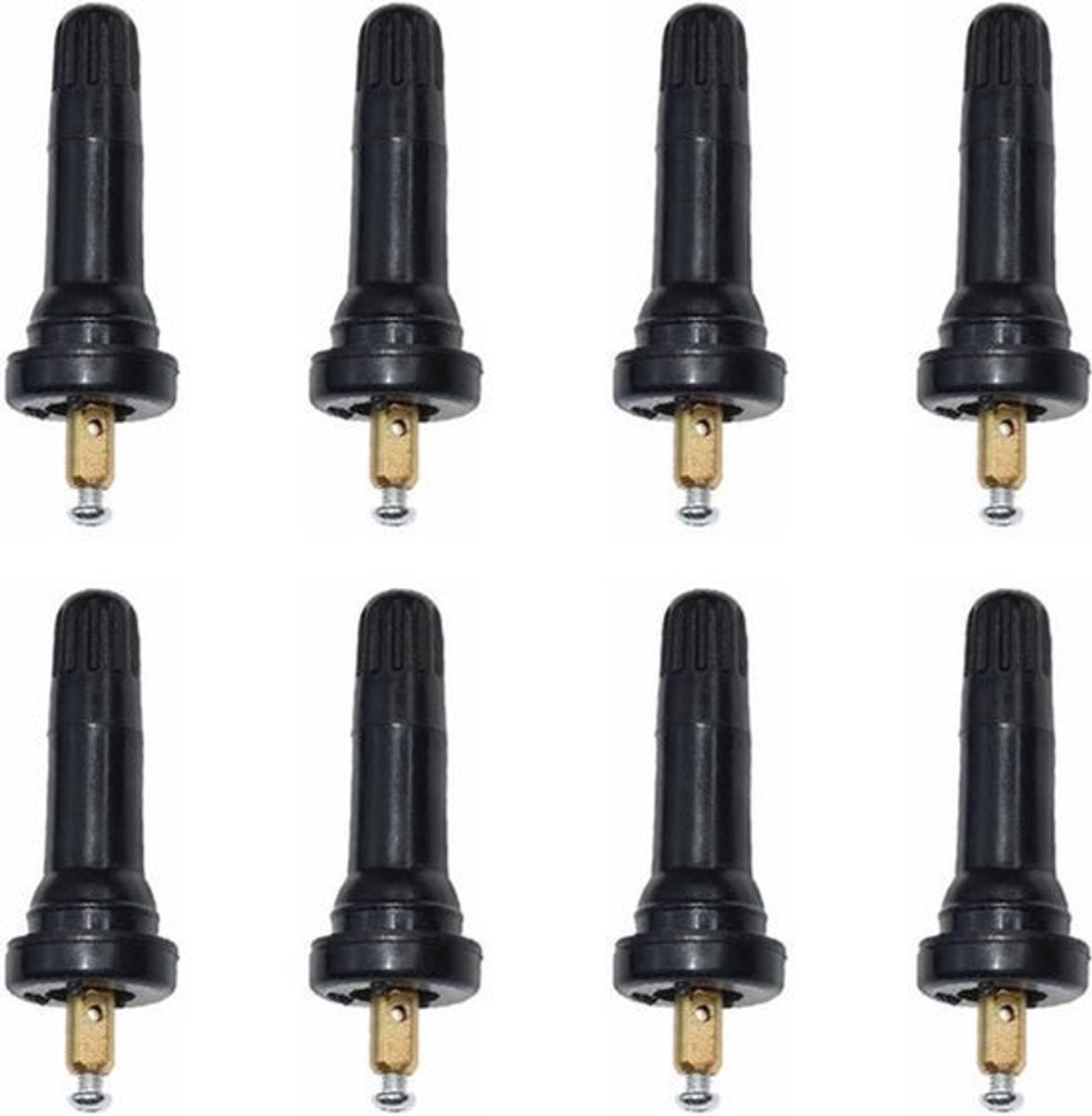 Ventiel voor sensor rubberen ventielvervanging voor bandenspanningscontrolesysteem - Set van 8