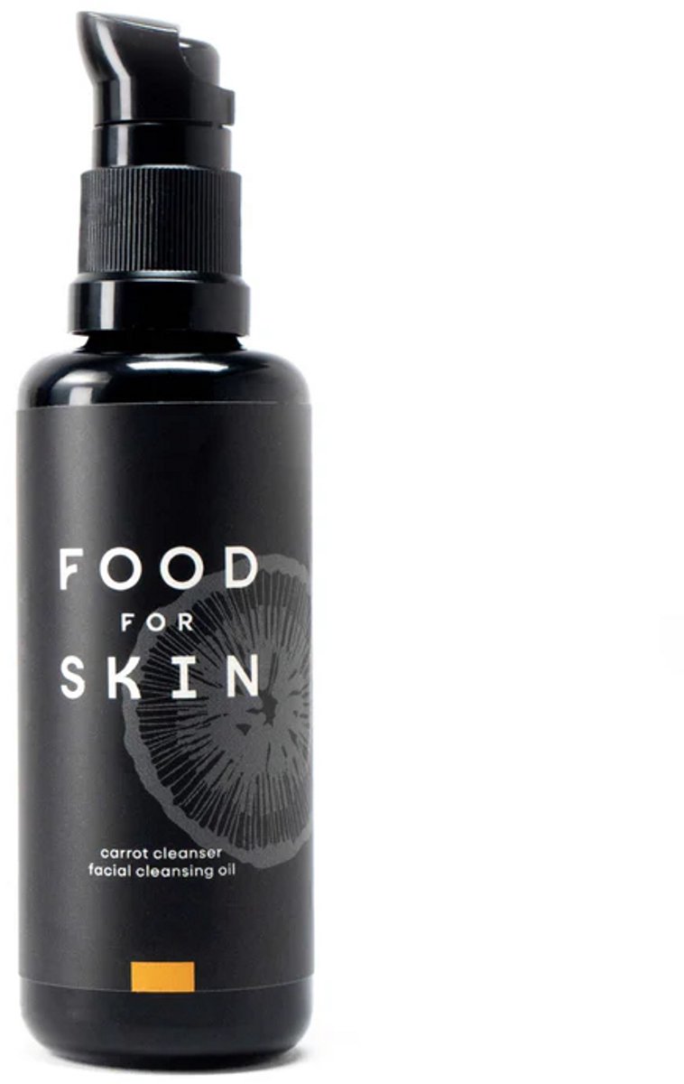 Food for Skin Carrot Cleanser - Repairing Oil Cleanser 100 ml - vegan, dierproefvrij, zonder parabenen, zonder siliconen, voor gevoelige huid