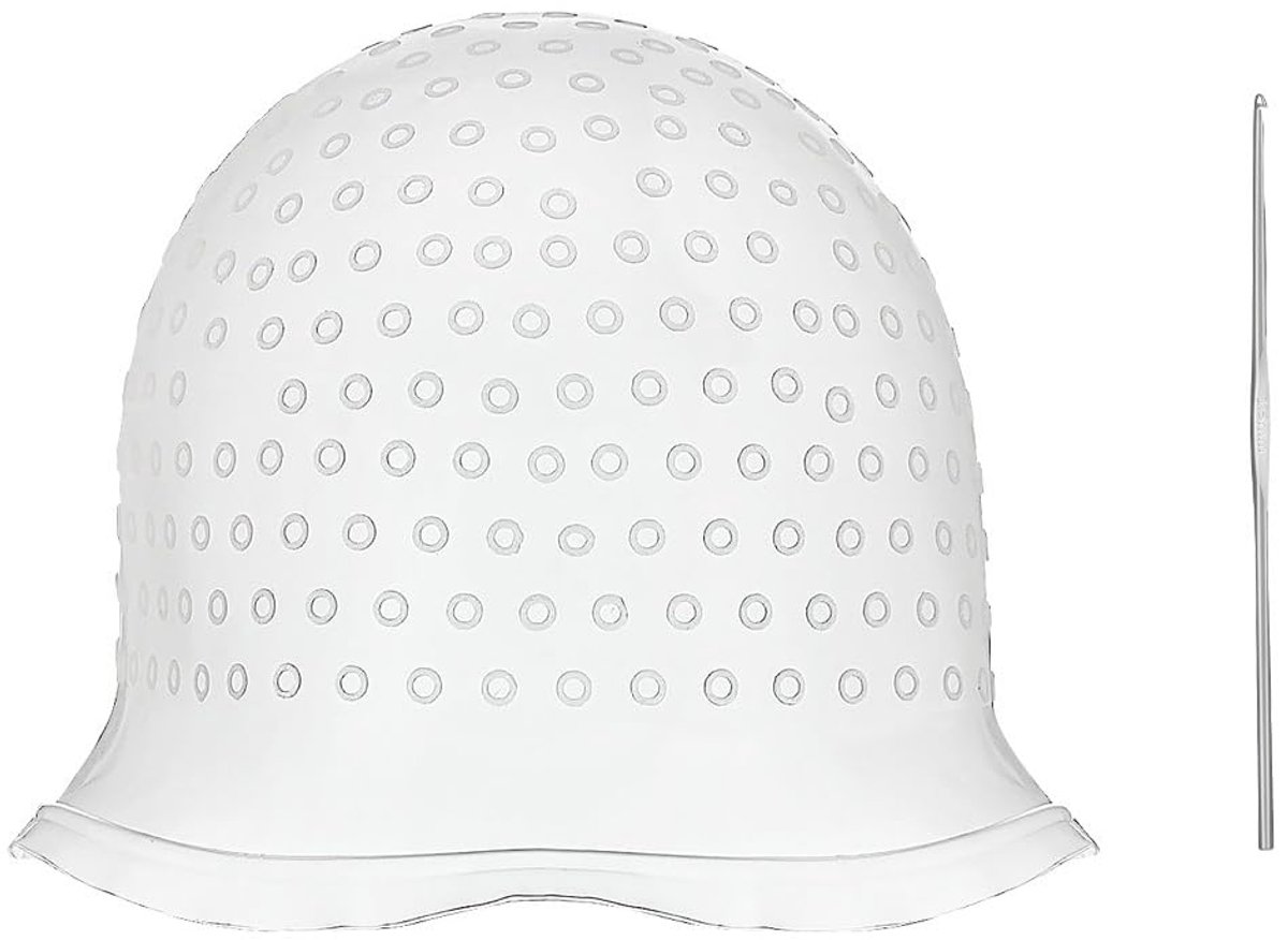 Herbruikbare Silicone Highlighthoed met Haak - Haarverfset - Gereedschap voor Kappers