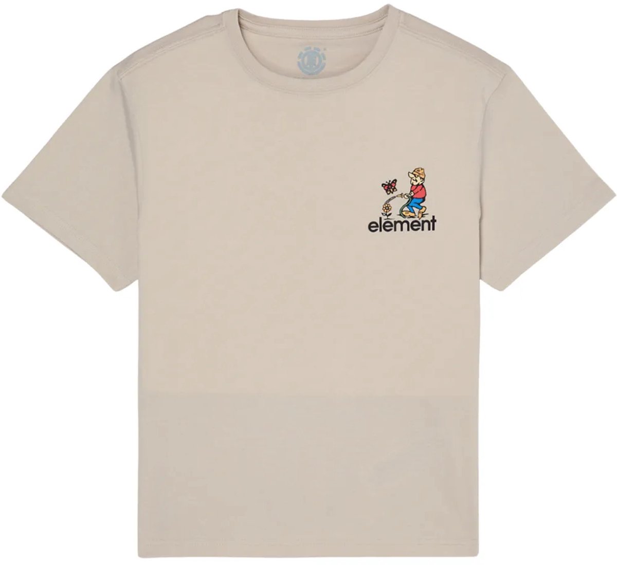 Element Gardening T-shirt Met Korte Mouwen Beige 16 Years Jongen