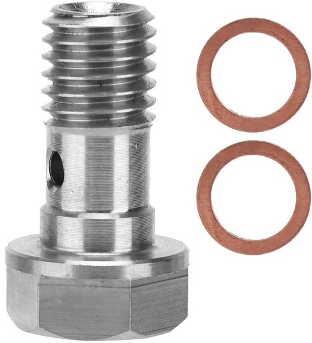 Turbo Olietoevoer Restrictor Fitting, M10x1.5mm Turbo Olietoevoer Restrictor Rvs Vervanging voor TF035JM TD04L TD05H IHI VF30