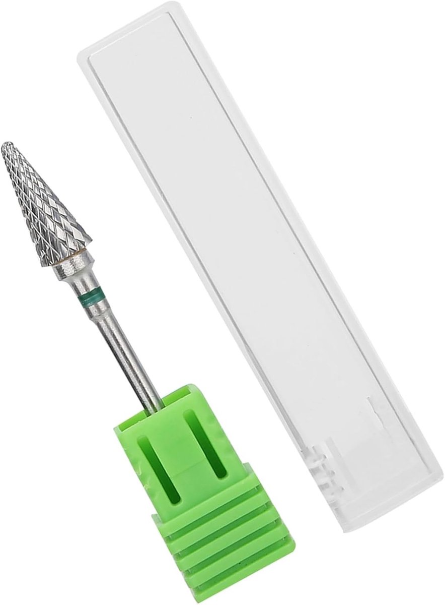 Professionele Nagelkunst Boorbits van Tungsten Staal voor Manicure en Pedicure, Geschikt voor Vervanging van Kleine Slijpwielen, Verkrijgbaar in Groen, Blauw en Rood