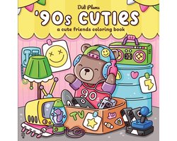 A Cute Friends Coloring Book- '90s Cuties