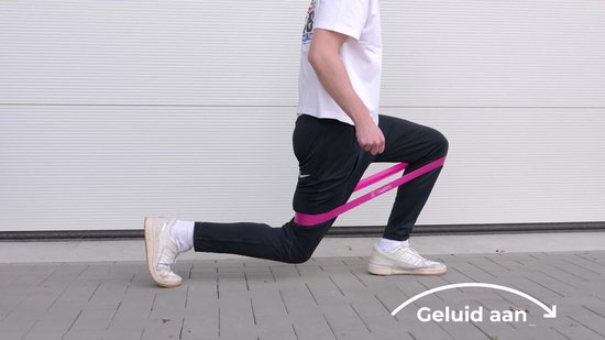 Nuvance Weerstandsbanden Set Incl. Draagtas - 5 Delige Set - Resistance Band - Fitness Elastiek - Incl. eBook - Roze