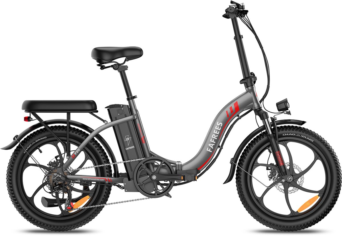 Fafrees Elektrische Vouwfiets - E-Bike - 20 x 3.0 Inch Dikke Banden - 20 Inch opvouwbare City Commuter E-Bike thumbnail 2