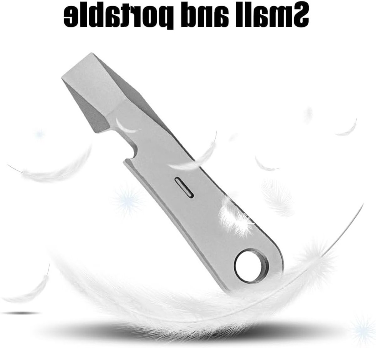 Multifunctionele Titanium Pry Bar met CM Eenheid Schaal voor Kamperen, Wandelen en Jagen