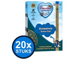 20x Renske - Vers oceaanvis - tetra 375gr - Hondenvoer Natvoer - 375 g