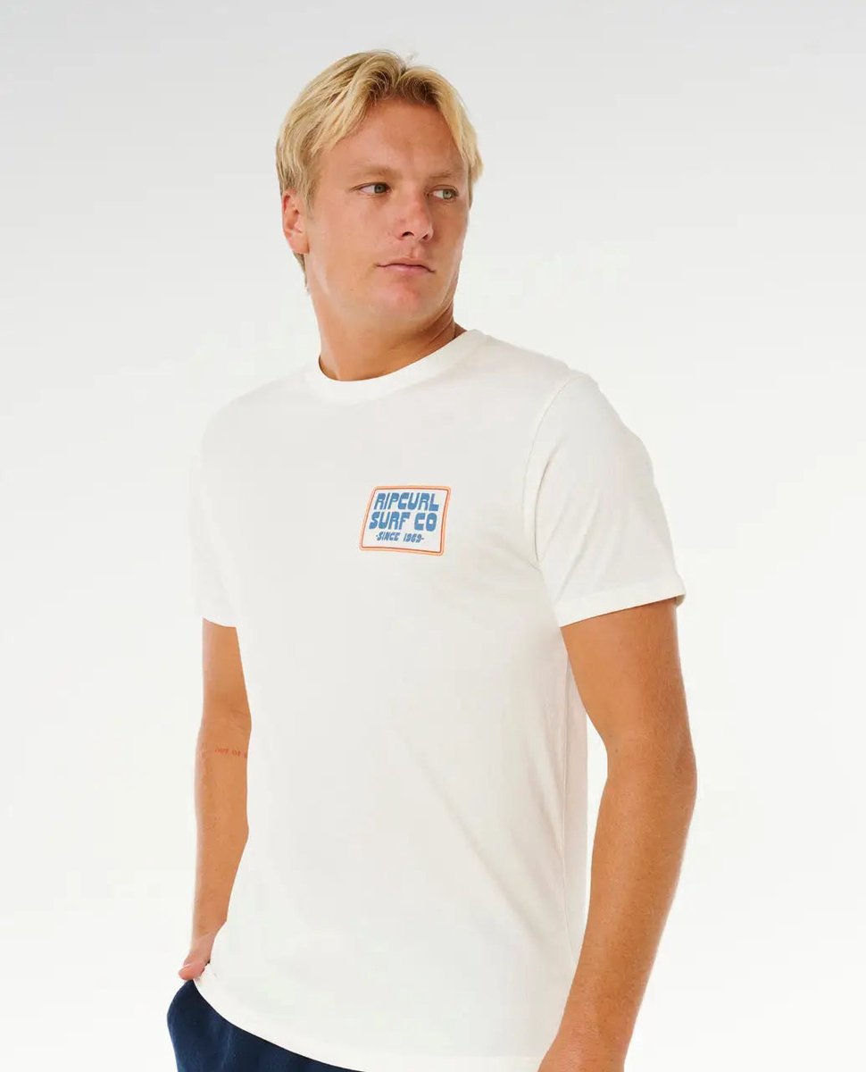 Rip Curl Pacific Rinse Sunrise TEE - Bone